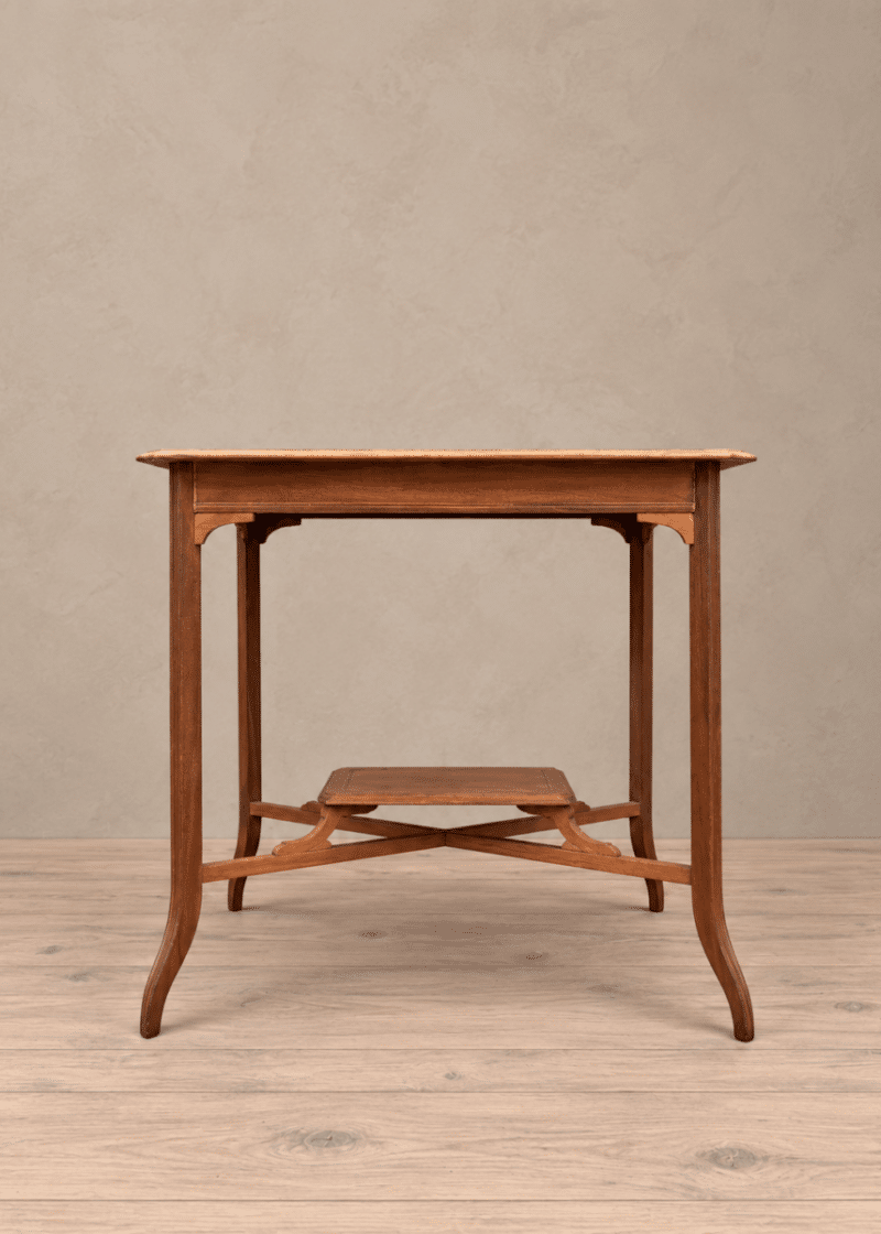 Edwardian mahogany inlaid side table