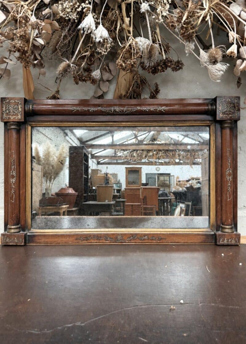 Victorian overmantel mirror