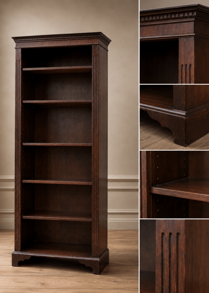 Mahogany bookcase