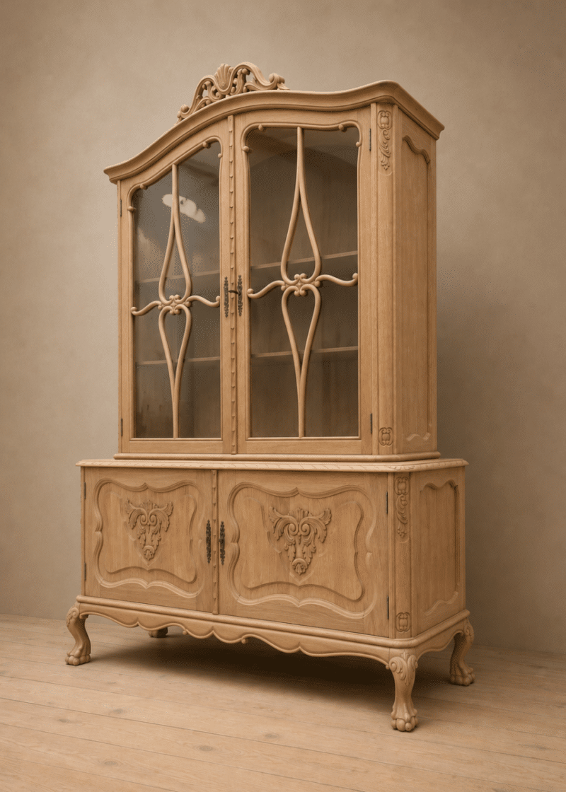 French Louis XV Display Cabinet