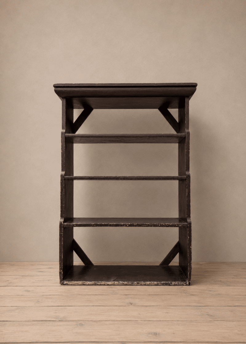 Pine open bookcase