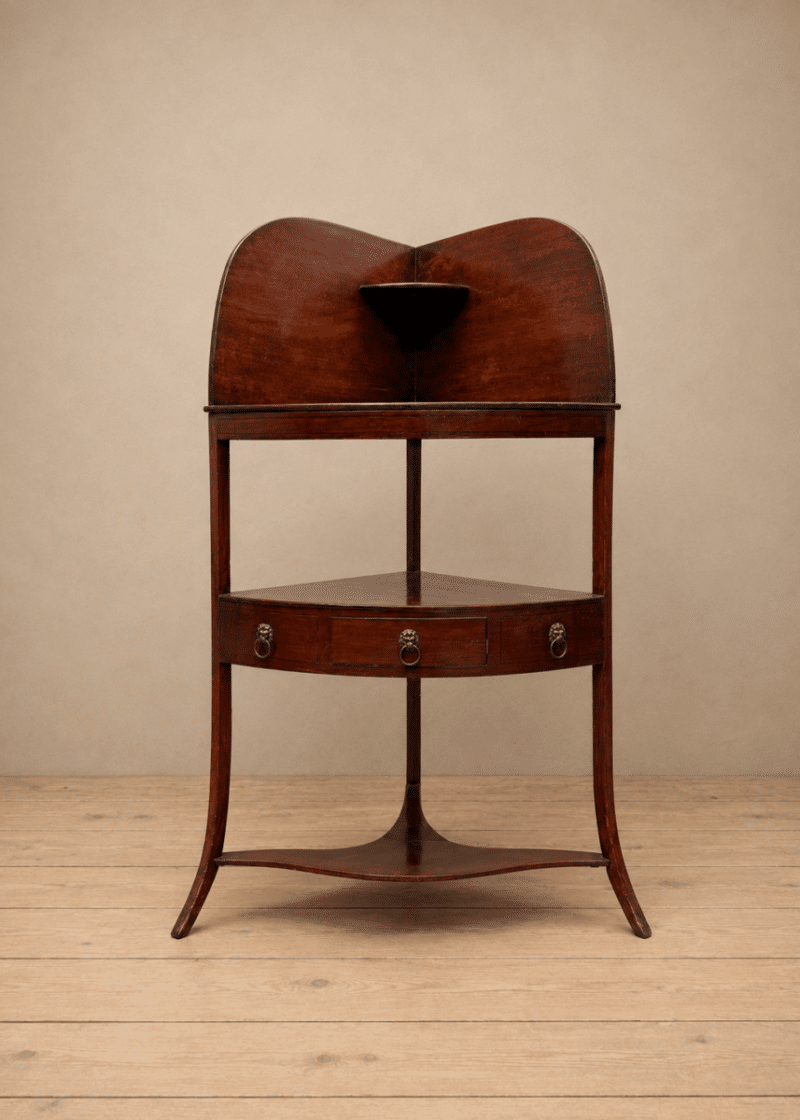 Georgian mahogany washstand