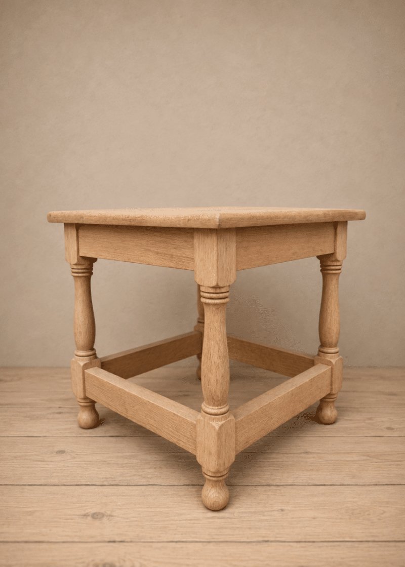 Small oak stool