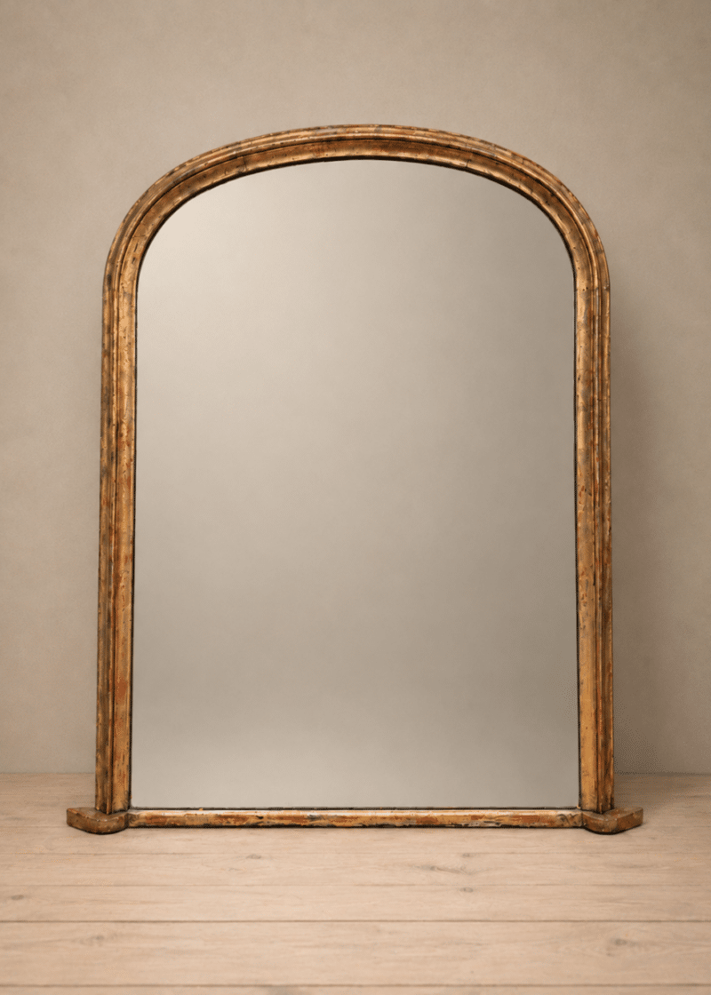 Victorian overmantel mirror