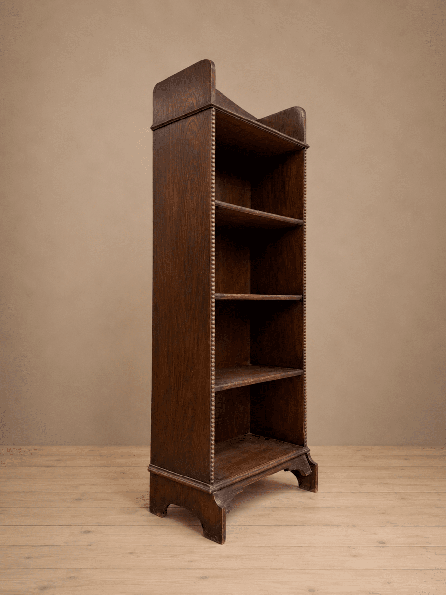 Arts and crafts oak bookcase