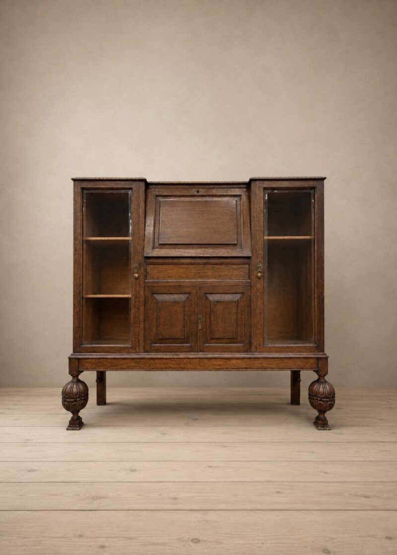 Jacobean oak bureau