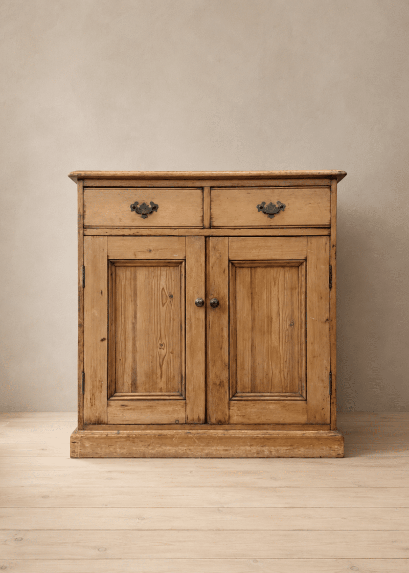 Victorian pine farmhouse cupboard