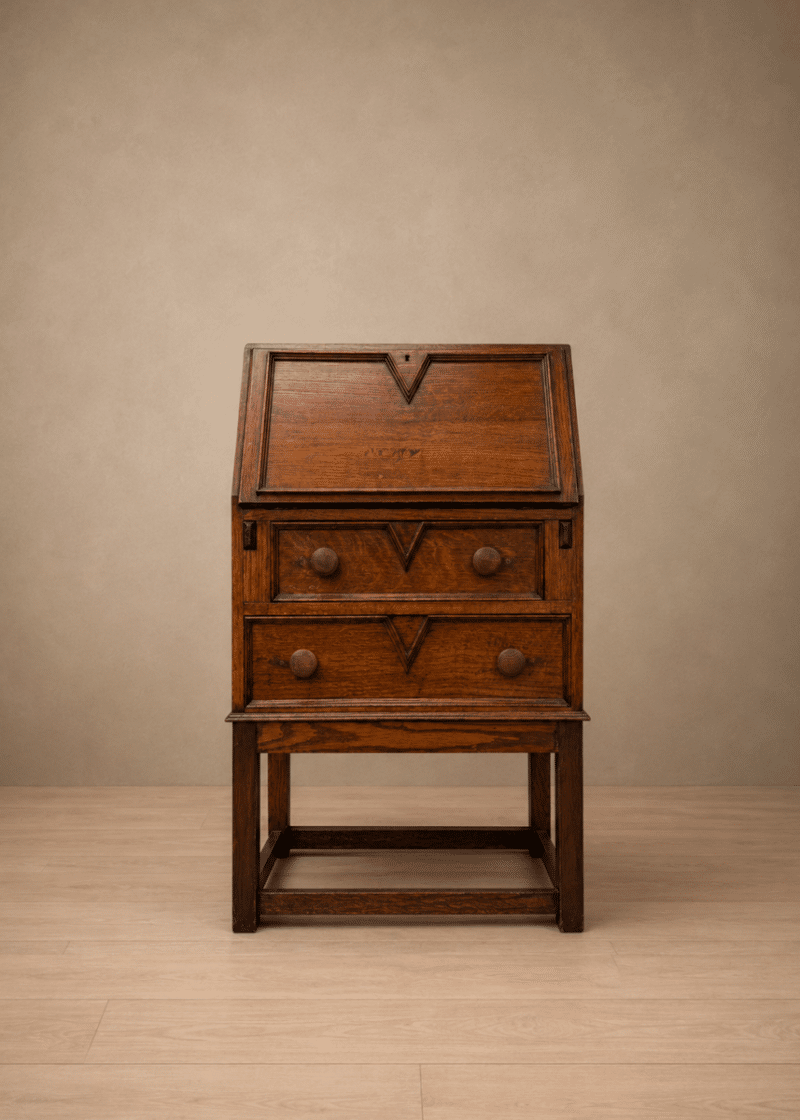Jacobean oak writing bureau