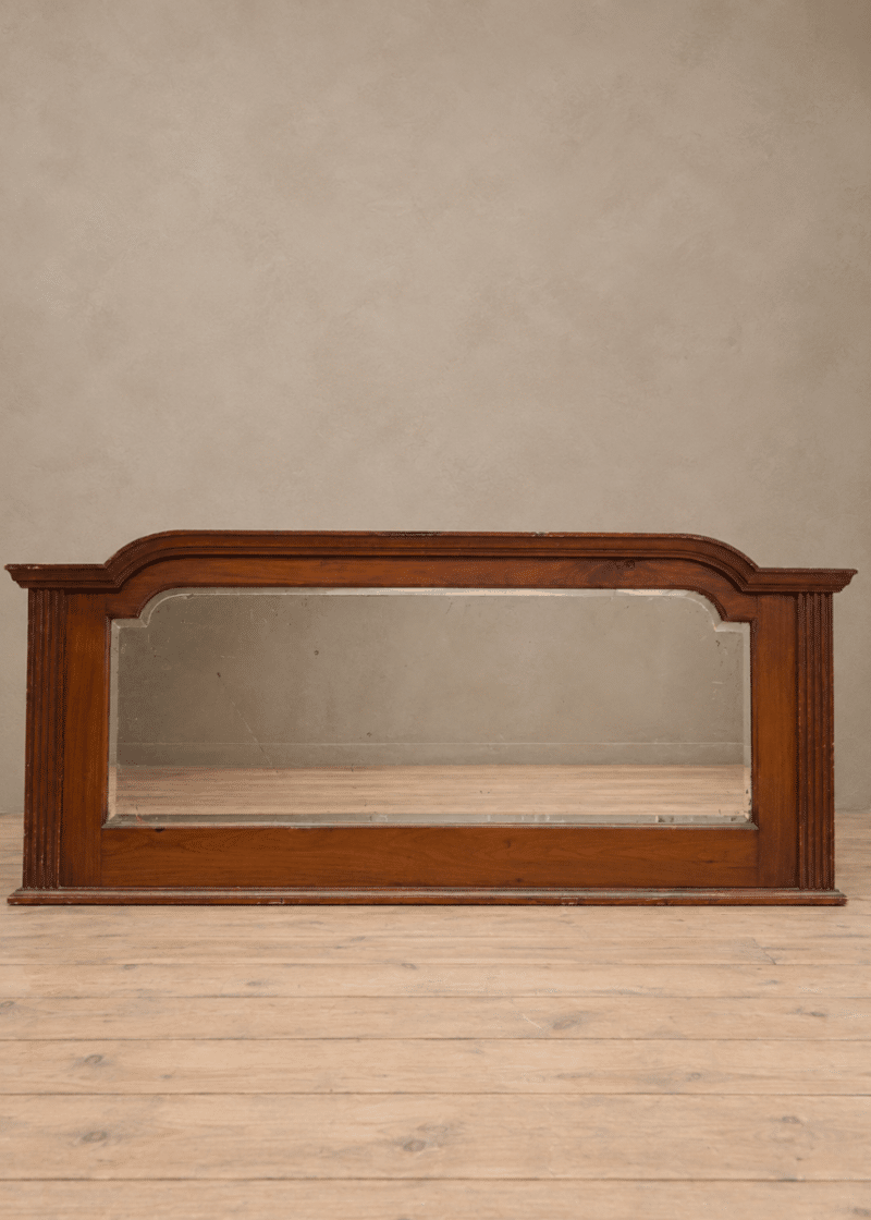 Mahogany overmantel mirror