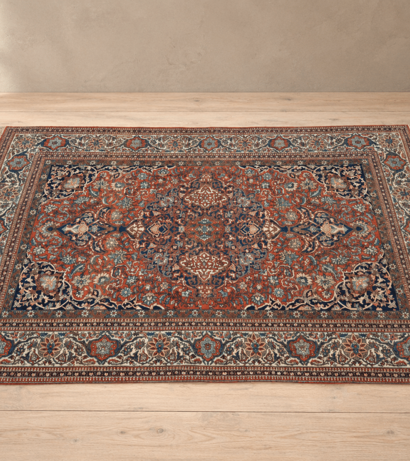 Traditional floor rug