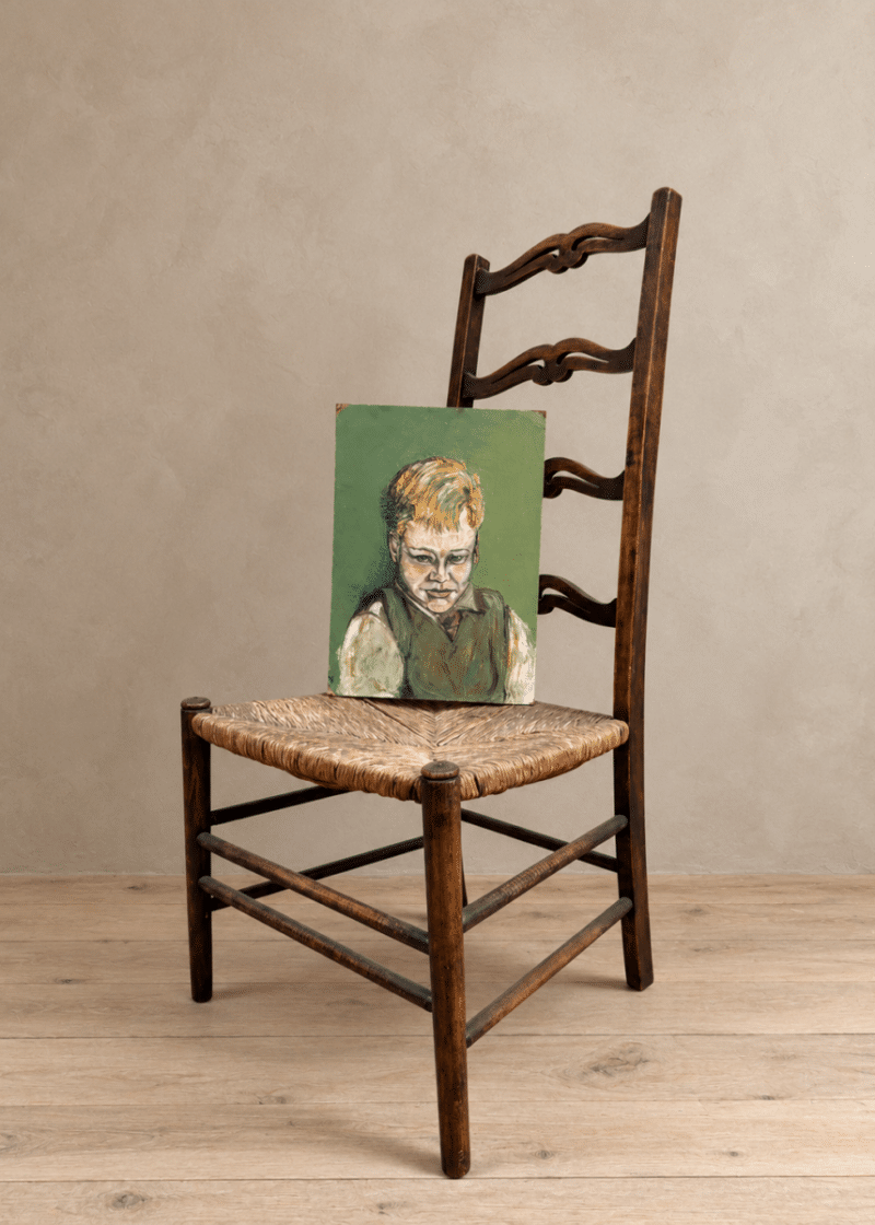 “Russell” oil on board