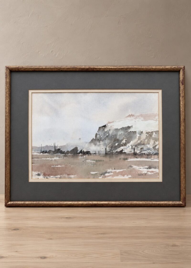 Landscape watercolour painting