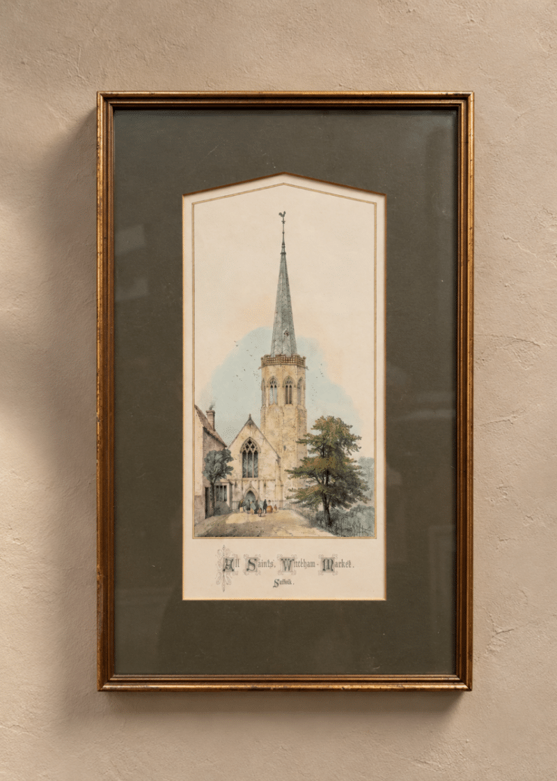 Suffolk church print